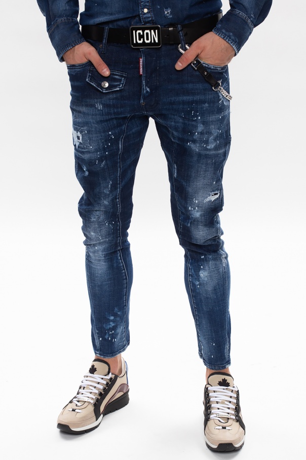 'Tidy Biker Jean' raw-cut jeans Dsquared2 - Vitkac Australia